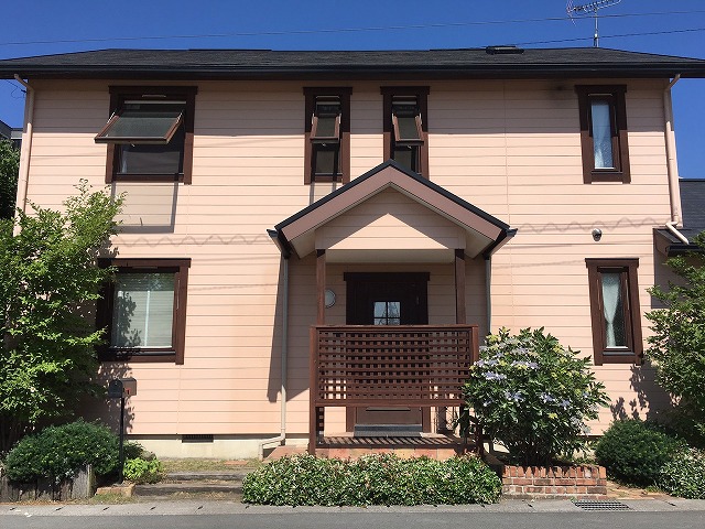 施工前：庭の状態