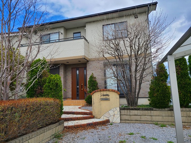 施工前：前橋市S様邸 施工前の庭の全景