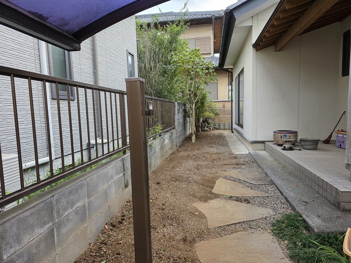 抜根完了し土壌を清める