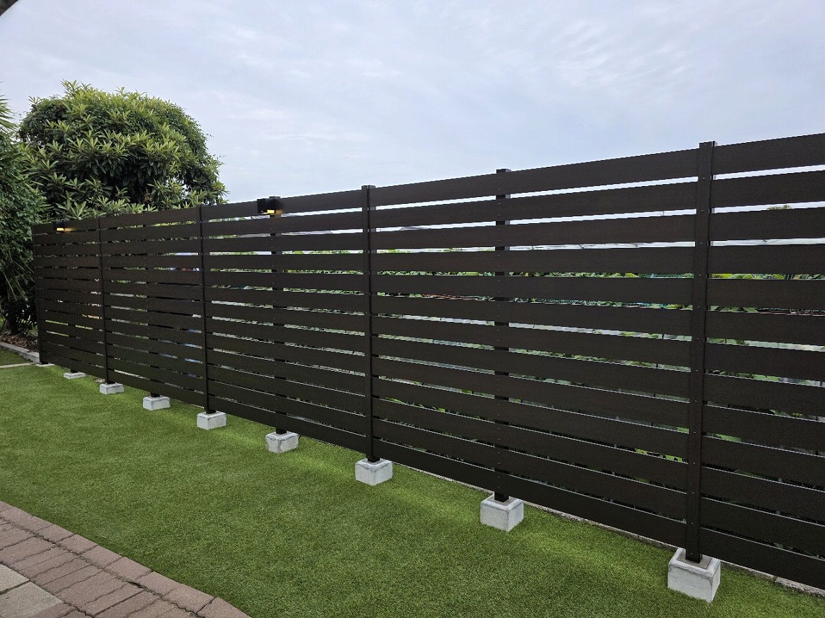フェンス完成