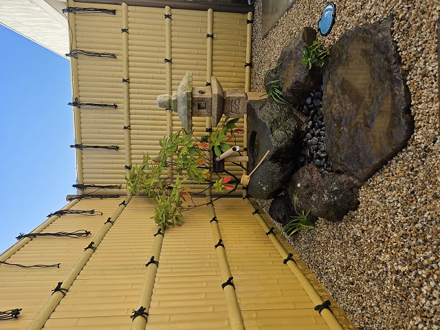 再生の庭が完成