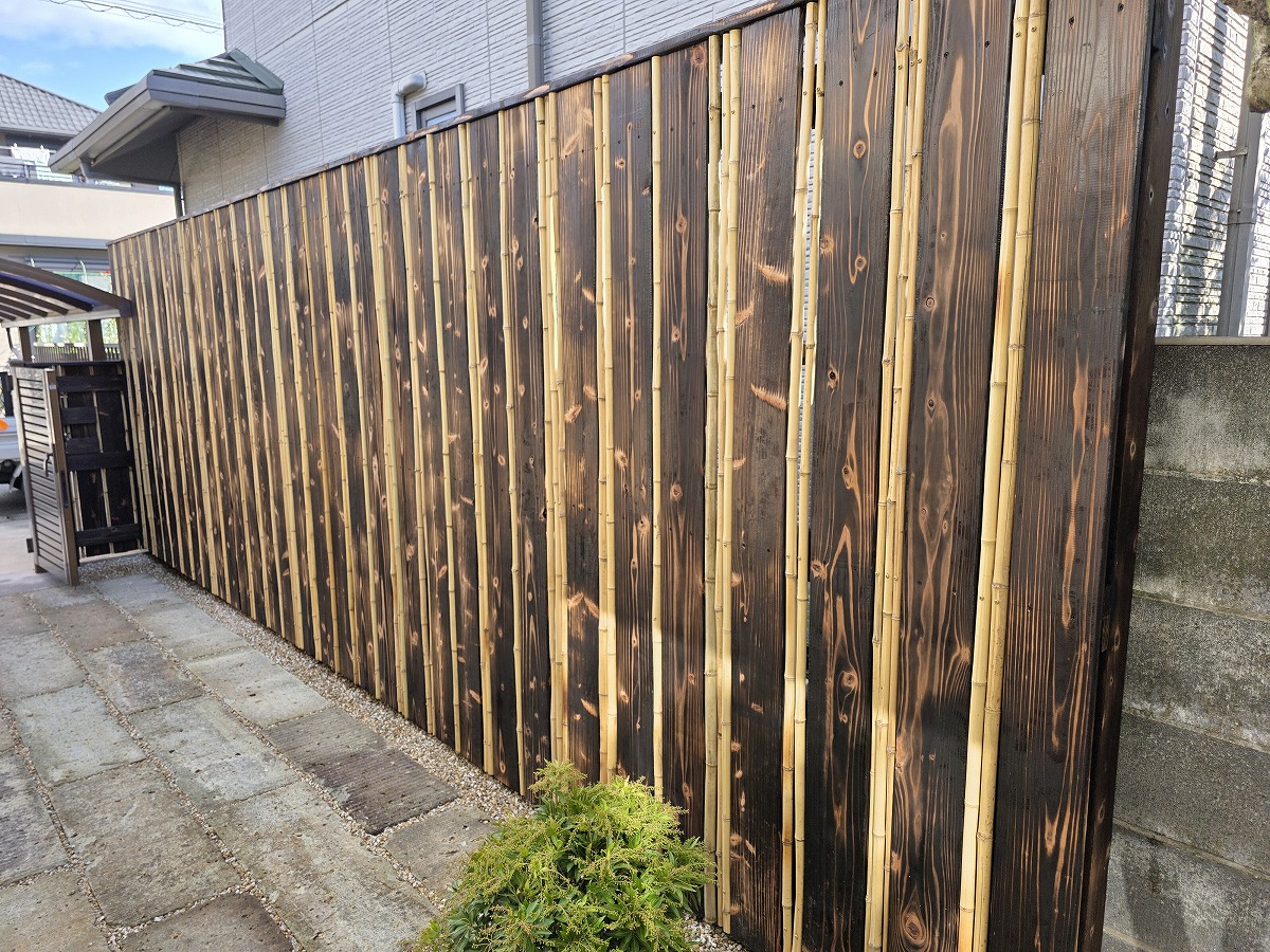 晒し竹が洗練された空気感へ