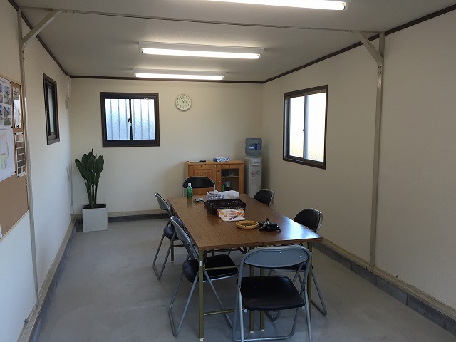 施工後：スタッフルーム完成